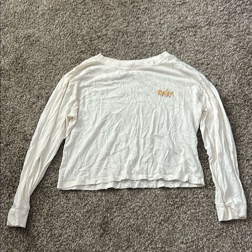 Rip Curl White Long Sleeve Tee